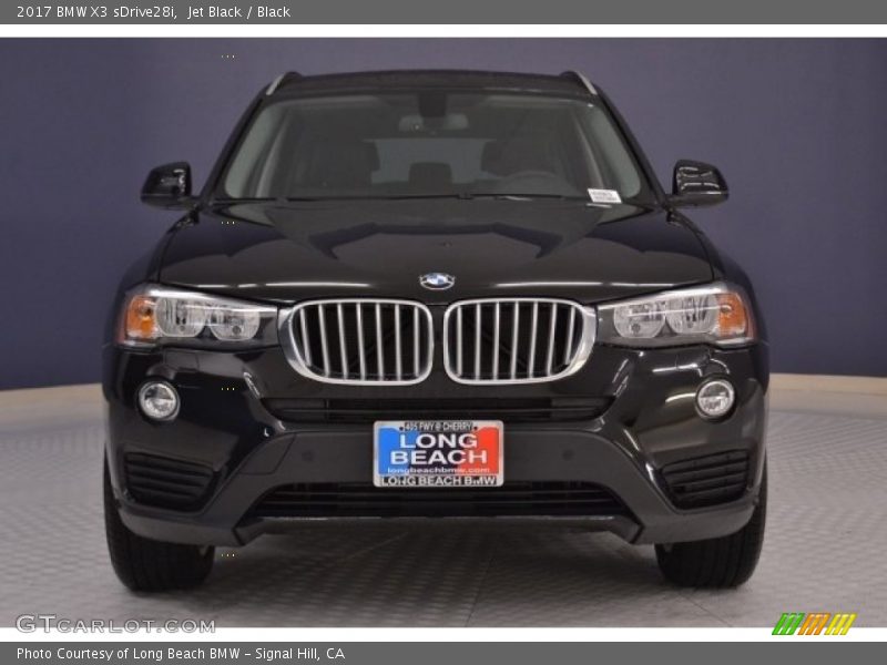 Jet Black / Black 2017 BMW X3 sDrive28i