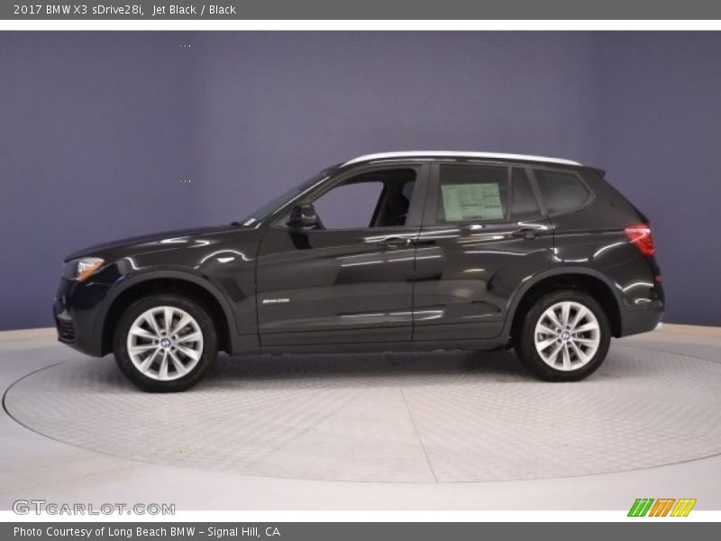 Jet Black / Black 2017 BMW X3 sDrive28i