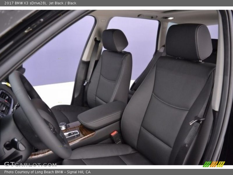 Jet Black / Black 2017 BMW X3 sDrive28i