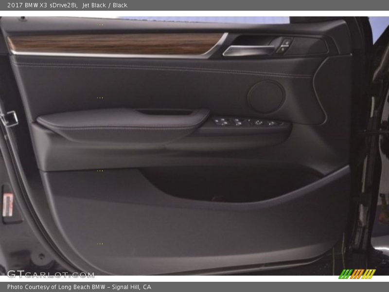 Jet Black / Black 2017 BMW X3 sDrive28i