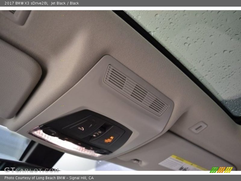 Jet Black / Black 2017 BMW X3 sDrive28i