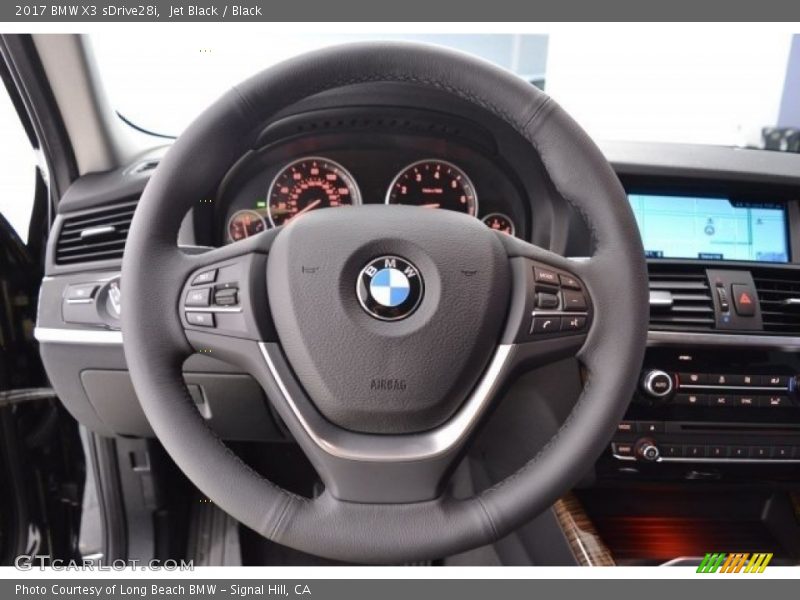 Jet Black / Black 2017 BMW X3 sDrive28i