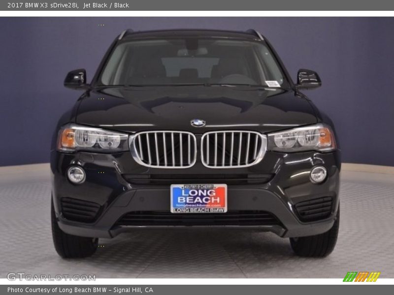 Jet Black / Black 2017 BMW X3 sDrive28i