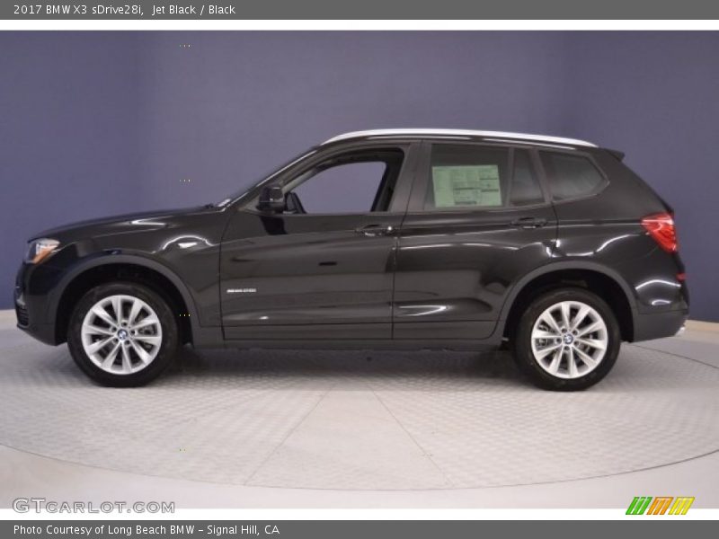 Jet Black / Black 2017 BMW X3 sDrive28i