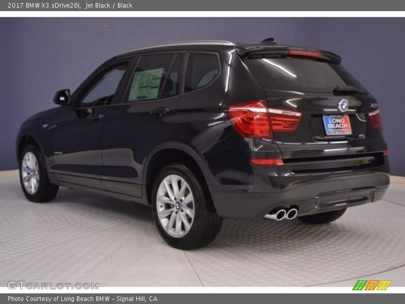 Jet Black / Black 2017 BMW X3 sDrive28i