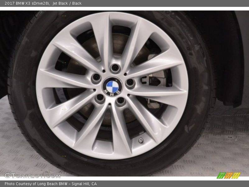 Jet Black / Black 2017 BMW X3 sDrive28i