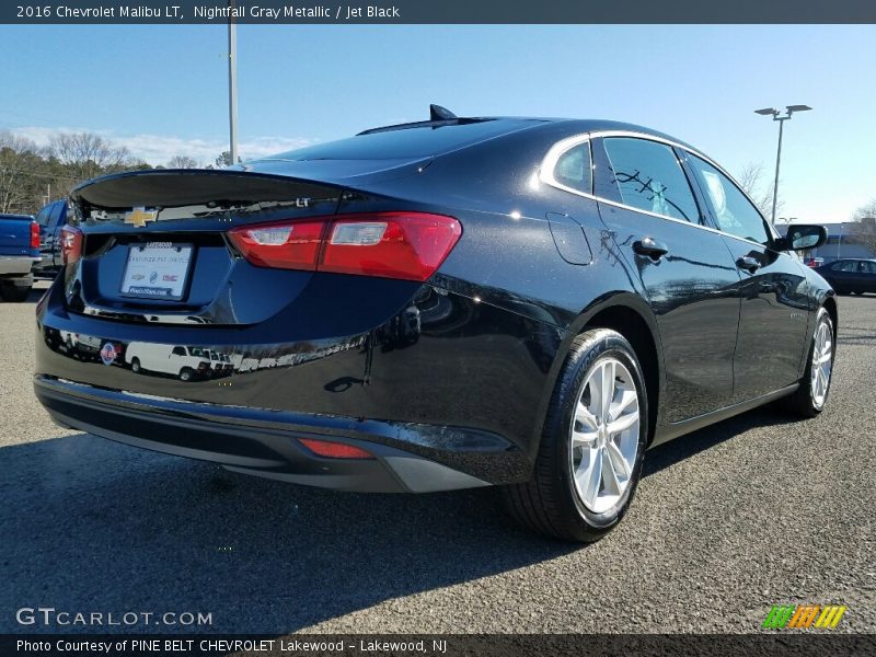 Nightfall Gray Metallic / Jet Black 2016 Chevrolet Malibu LT