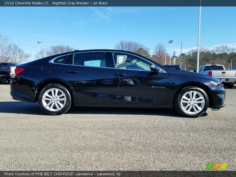 Nightfall Gray Metallic / Jet Black 2016 Chevrolet Malibu LT