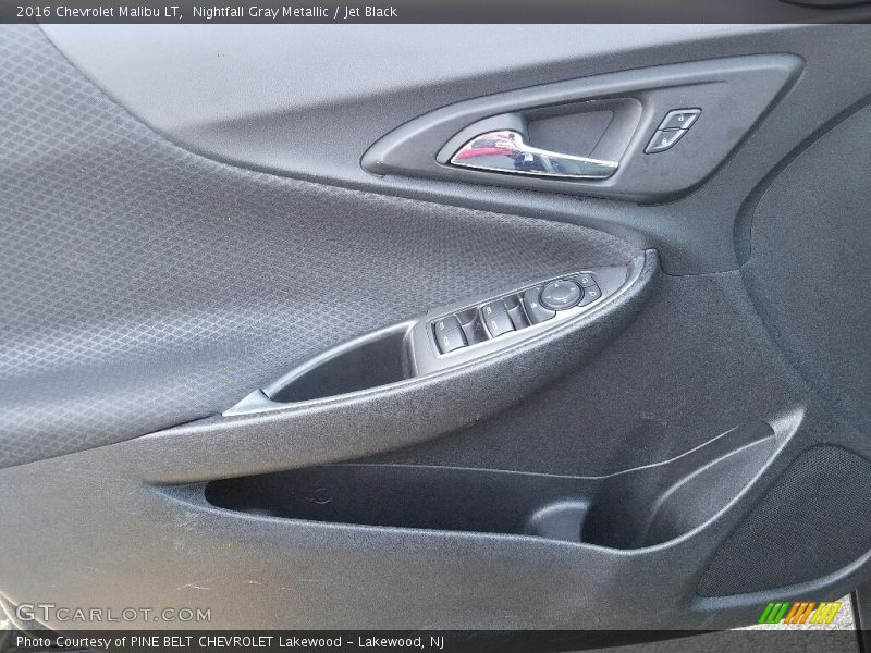 Nightfall Gray Metallic / Jet Black 2016 Chevrolet Malibu LT