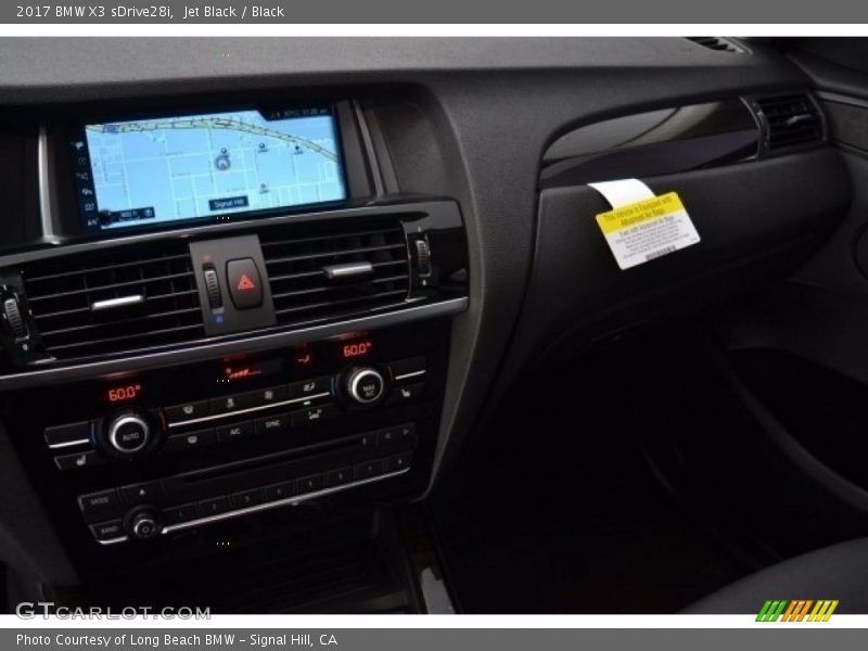 Jet Black / Black 2017 BMW X3 sDrive28i