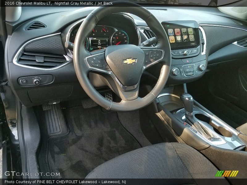 Nightfall Gray Metallic / Jet Black 2016 Chevrolet Malibu LT