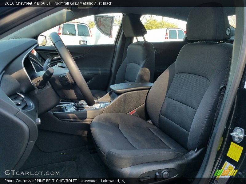 Nightfall Gray Metallic / Jet Black 2016 Chevrolet Malibu LT