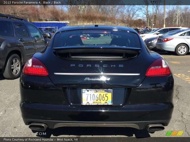 Black / Black 2013 Porsche Panamera 4