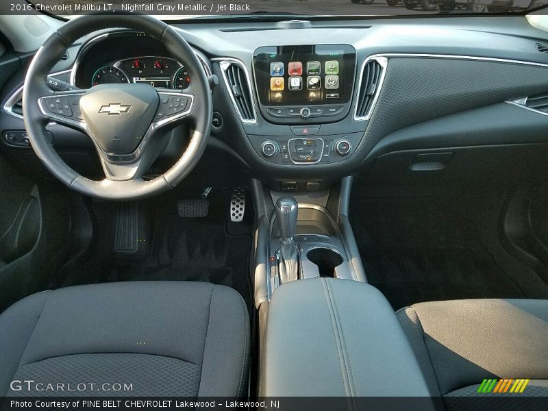 Nightfall Gray Metallic / Jet Black 2016 Chevrolet Malibu LT
