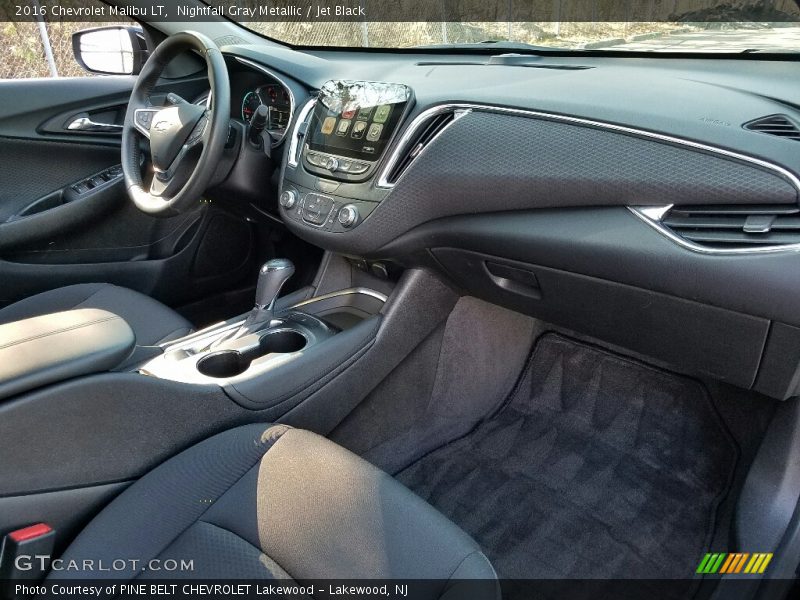 Nightfall Gray Metallic / Jet Black 2016 Chevrolet Malibu LT
