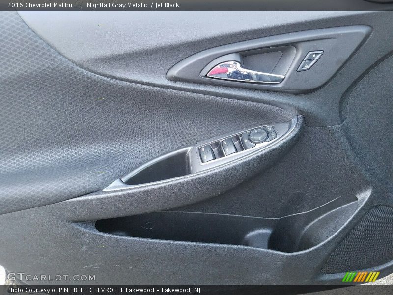 Nightfall Gray Metallic / Jet Black 2016 Chevrolet Malibu LT