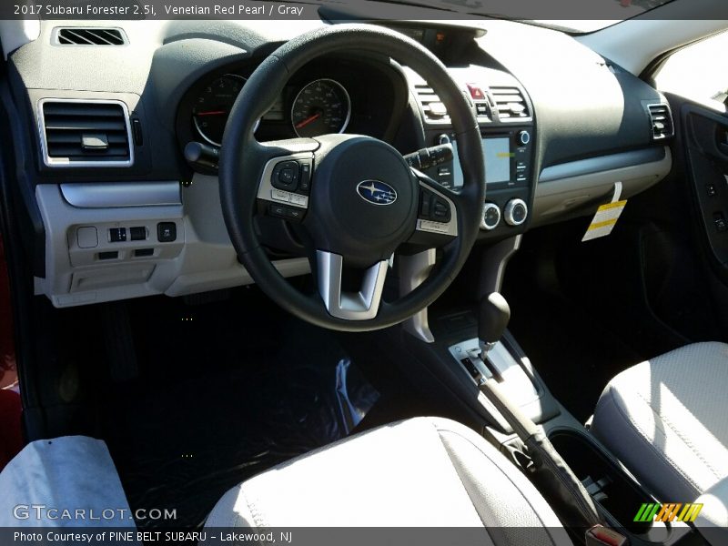 Venetian Red Pearl / Gray 2017 Subaru Forester 2.5i