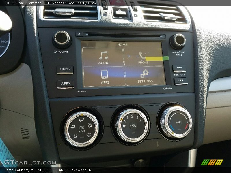 Venetian Red Pearl / Gray 2017 Subaru Forester 2.5i