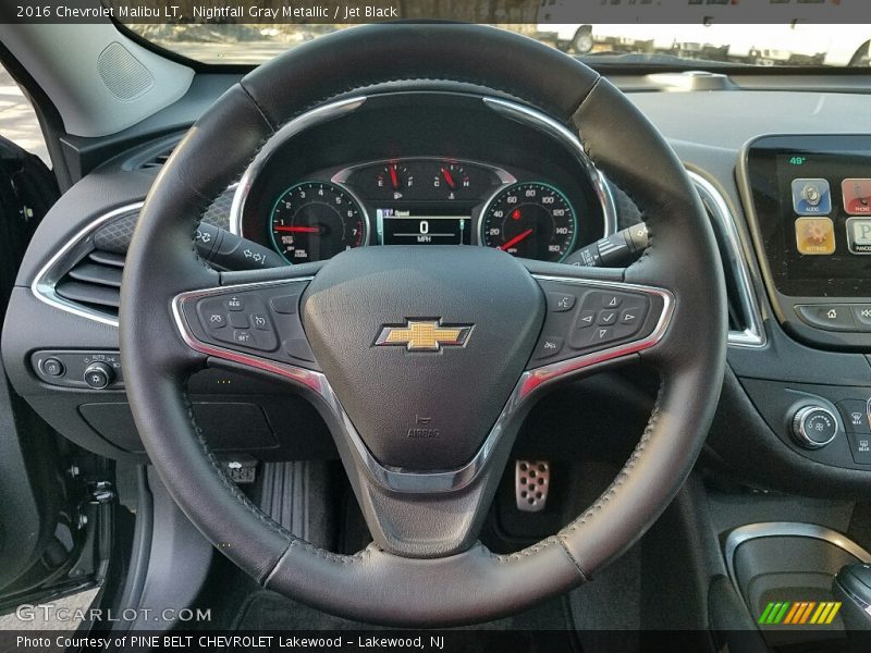 Nightfall Gray Metallic / Jet Black 2016 Chevrolet Malibu LT