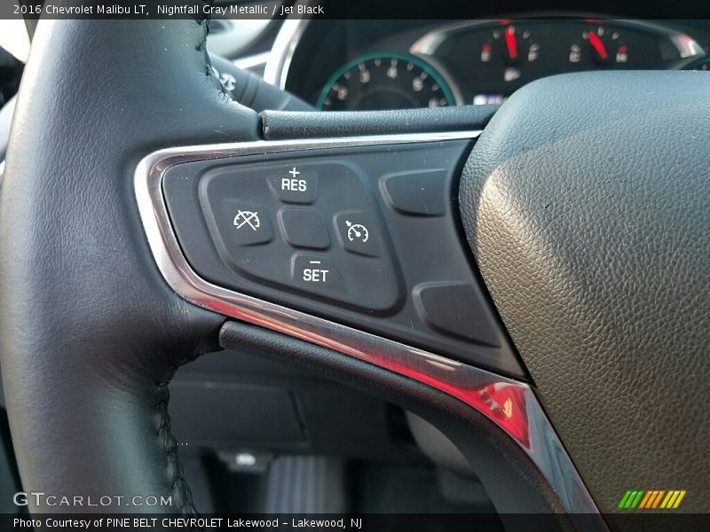 Nightfall Gray Metallic / Jet Black 2016 Chevrolet Malibu LT