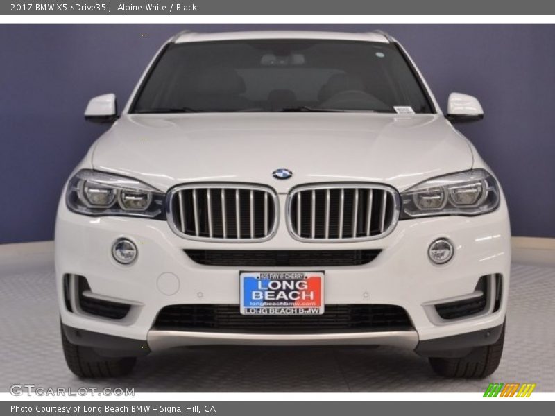 Alpine White / Black 2017 BMW X5 sDrive35i