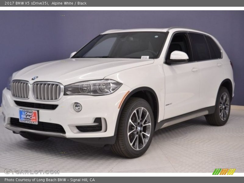 Alpine White / Black 2017 BMW X5 sDrive35i