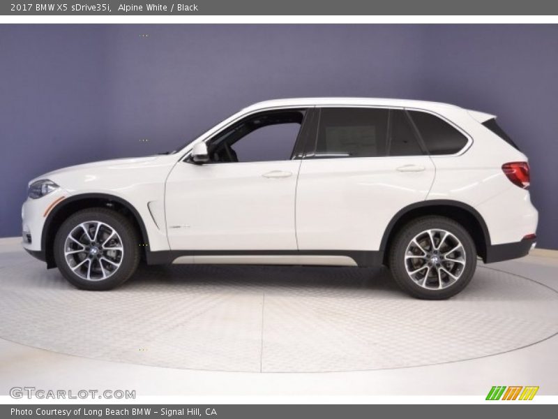 Alpine White / Black 2017 BMW X5 sDrive35i
