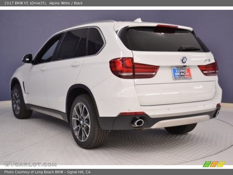 Alpine White / Black 2017 BMW X5 sDrive35i