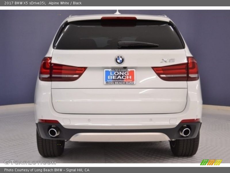 Alpine White / Black 2017 BMW X5 sDrive35i