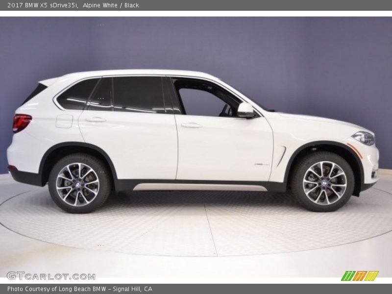 Alpine White / Black 2017 BMW X5 sDrive35i