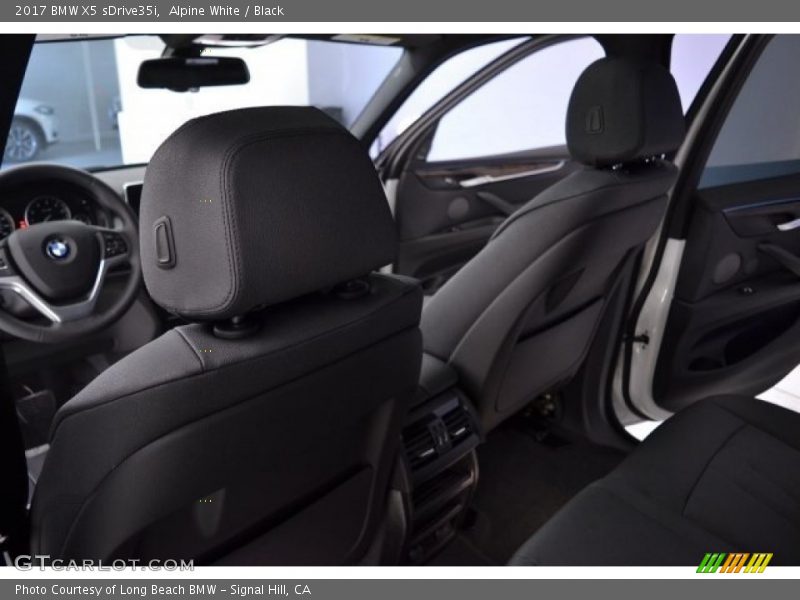 Alpine White / Black 2017 BMW X5 sDrive35i