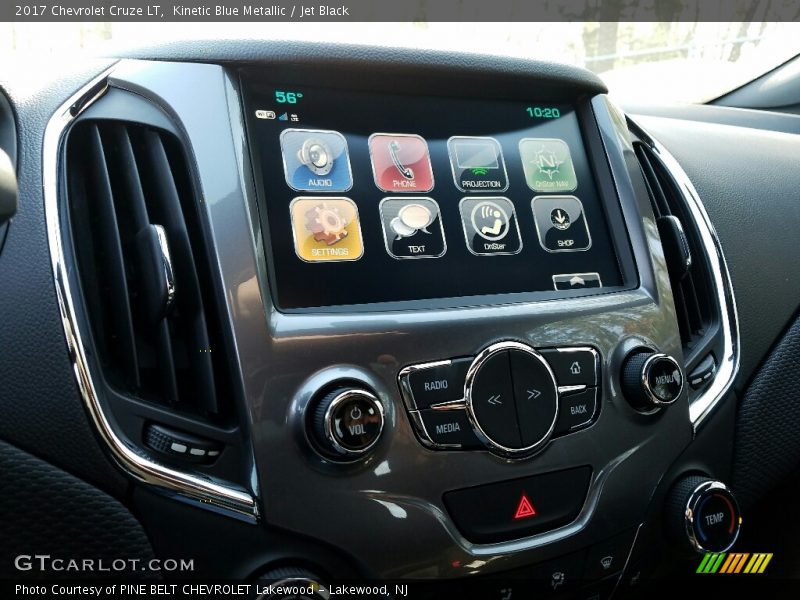 Kinetic Blue Metallic / Jet Black 2017 Chevrolet Cruze LT