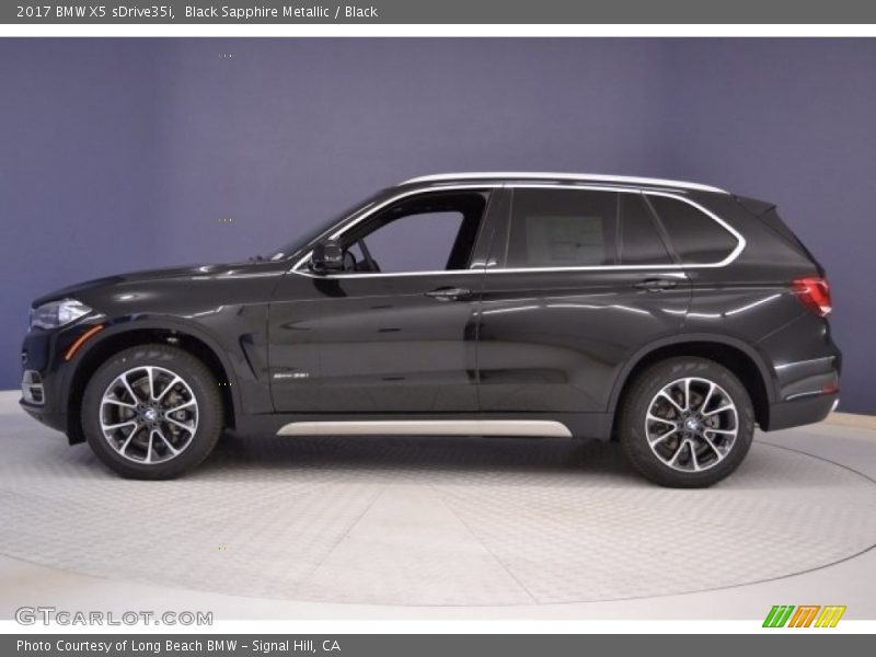Black Sapphire Metallic / Black 2017 BMW X5 sDrive35i