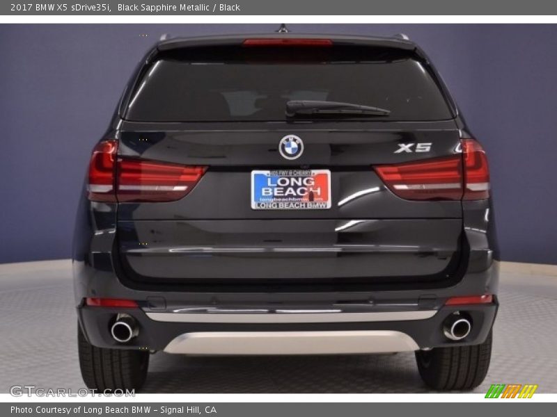 Black Sapphire Metallic / Black 2017 BMW X5 sDrive35i