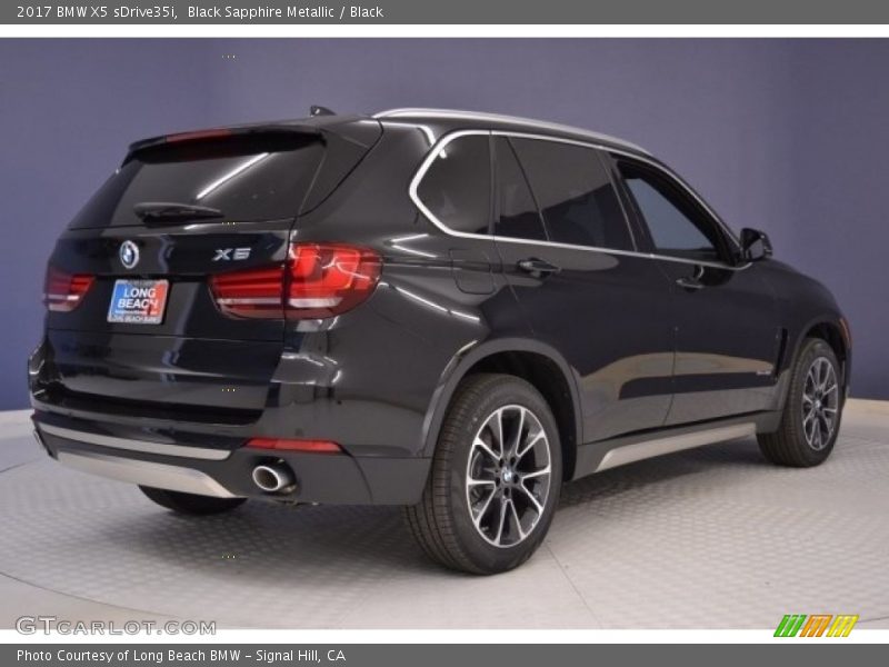 Black Sapphire Metallic / Black 2017 BMW X5 sDrive35i