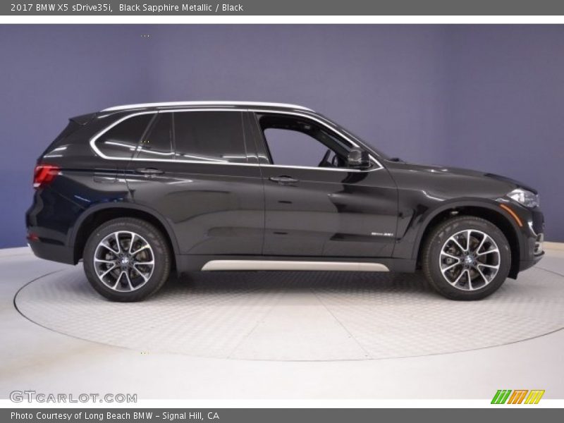 Black Sapphire Metallic / Black 2017 BMW X5 sDrive35i