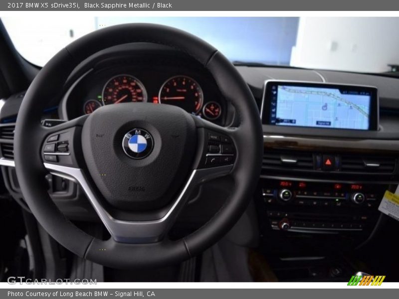Black Sapphire Metallic / Black 2017 BMW X5 sDrive35i