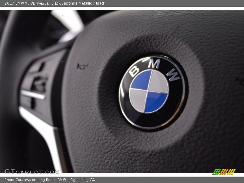 Black Sapphire Metallic / Black 2017 BMW X5 sDrive35i