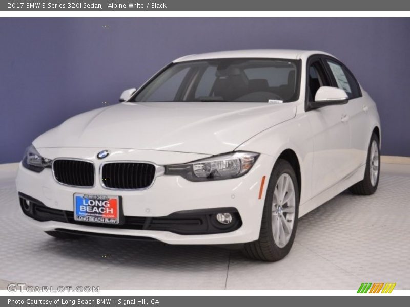 Alpine White / Black 2017 BMW 3 Series 320i Sedan