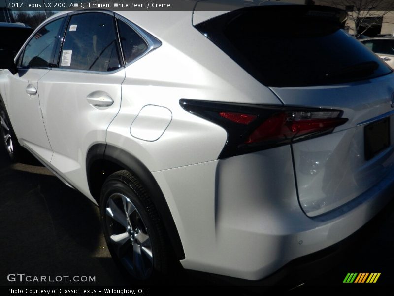 Eminent White Pearl / Creme 2017 Lexus NX 200t AWD