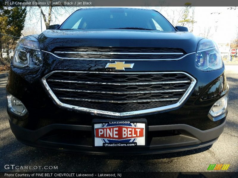 Black / Jet Black 2017 Chevrolet Equinox LT AWD