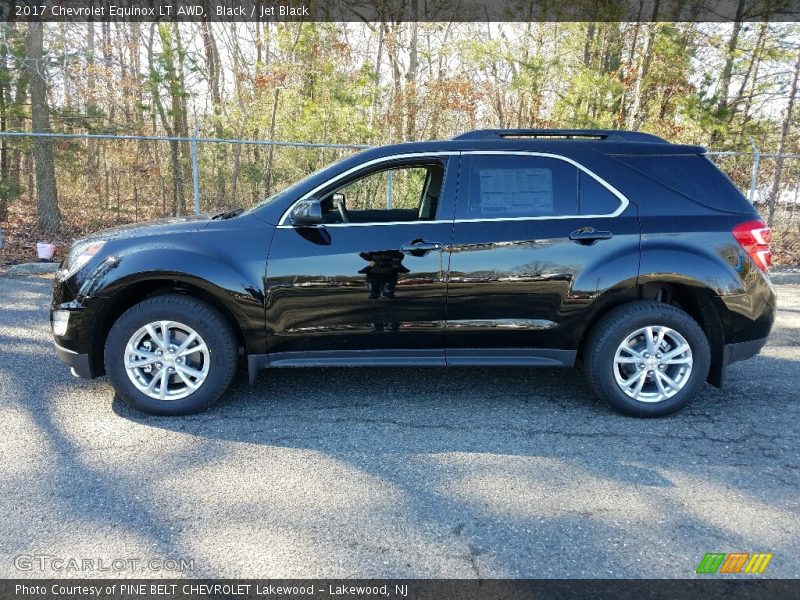 Black / Jet Black 2017 Chevrolet Equinox LT AWD