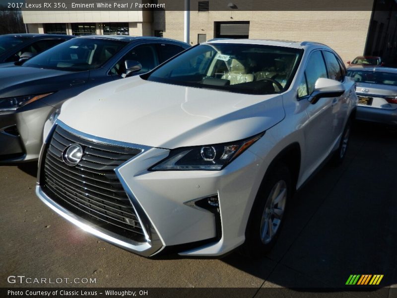 Eminent White Pearl / Parchment 2017 Lexus RX 350