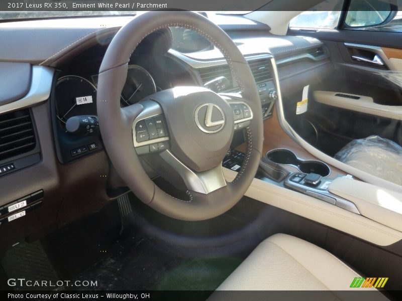 Eminent White Pearl / Parchment 2017 Lexus RX 350