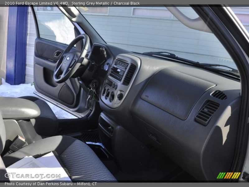 Sterling Grey Metallic / Charcoal Black 2010 Ford Escape Limited V6 4WD