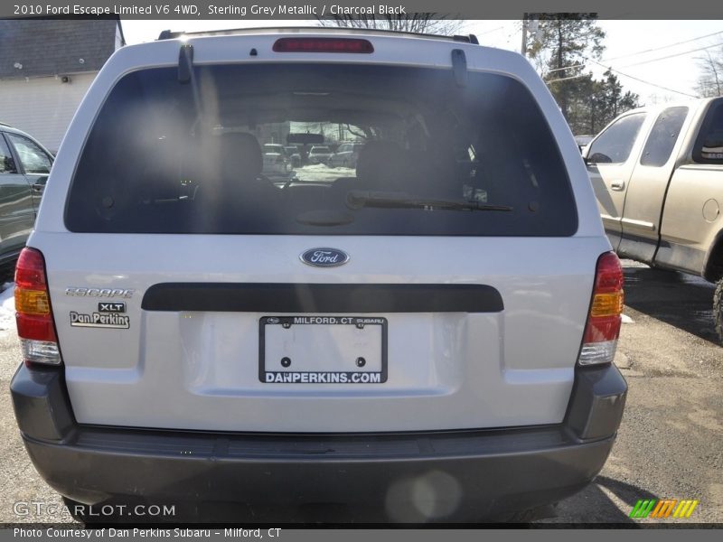 Sterling Grey Metallic / Charcoal Black 2010 Ford Escape Limited V6 4WD