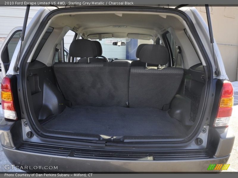 Sterling Grey Metallic / Charcoal Black 2010 Ford Escape Limited V6 4WD