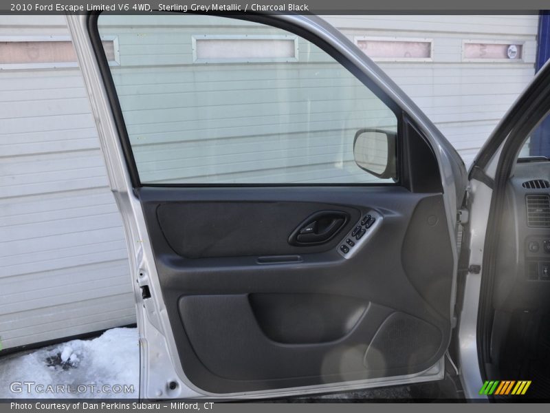 Sterling Grey Metallic / Charcoal Black 2010 Ford Escape Limited V6 4WD