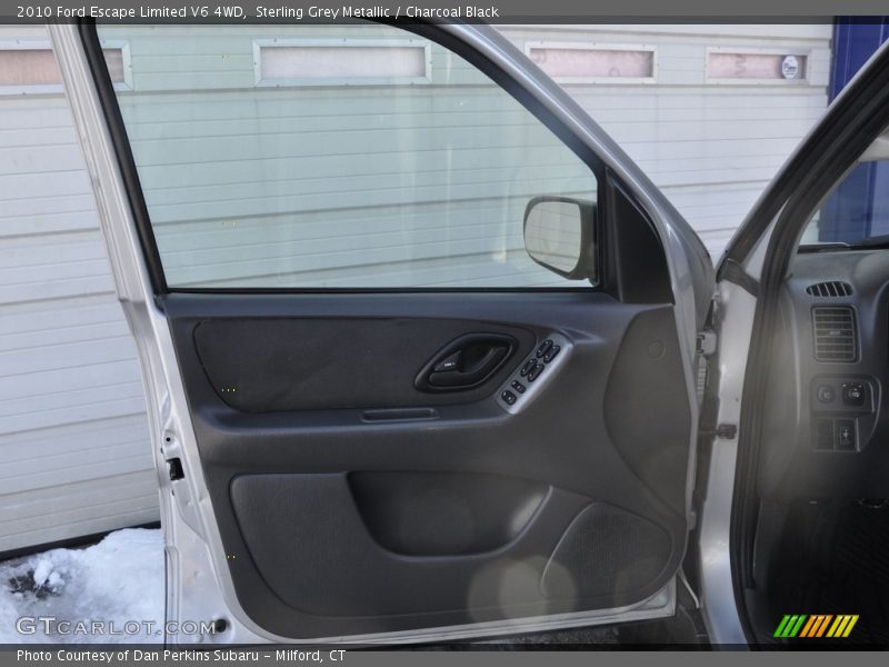 Sterling Grey Metallic / Charcoal Black 2010 Ford Escape Limited V6 4WD