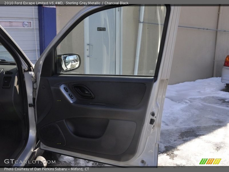 Sterling Grey Metallic / Charcoal Black 2010 Ford Escape Limited V6 4WD